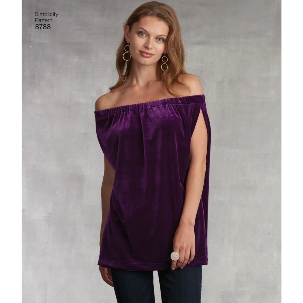 Simplicity Sewing Pattern 8788 Shirt Tunic Top Misses Size 14-22 - Picture 5 of 6
